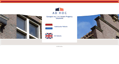 Desktop Screenshot of adhoc.eu