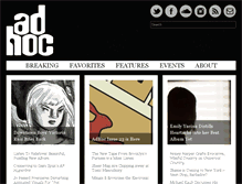 Tablet Screenshot of adhoc.fm